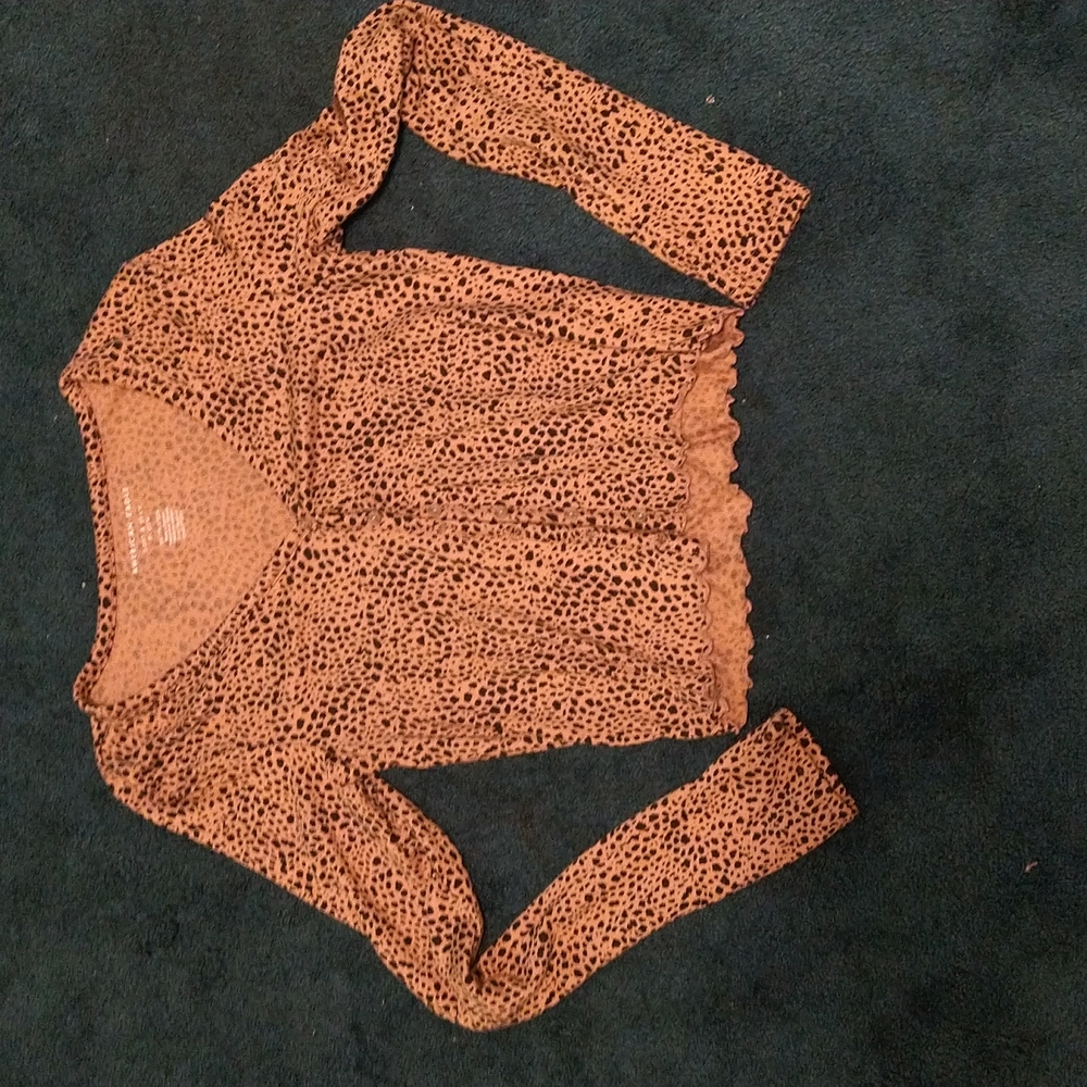Leapord print blouse